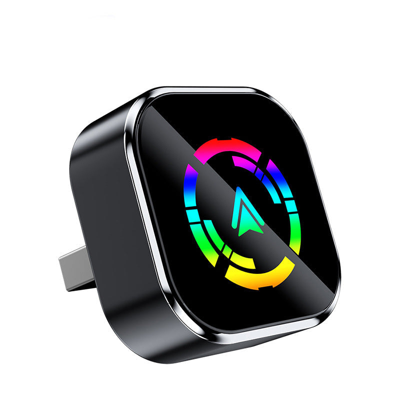 Adaptateur sans fil 2-en-1 pour iPhone et Android Car
