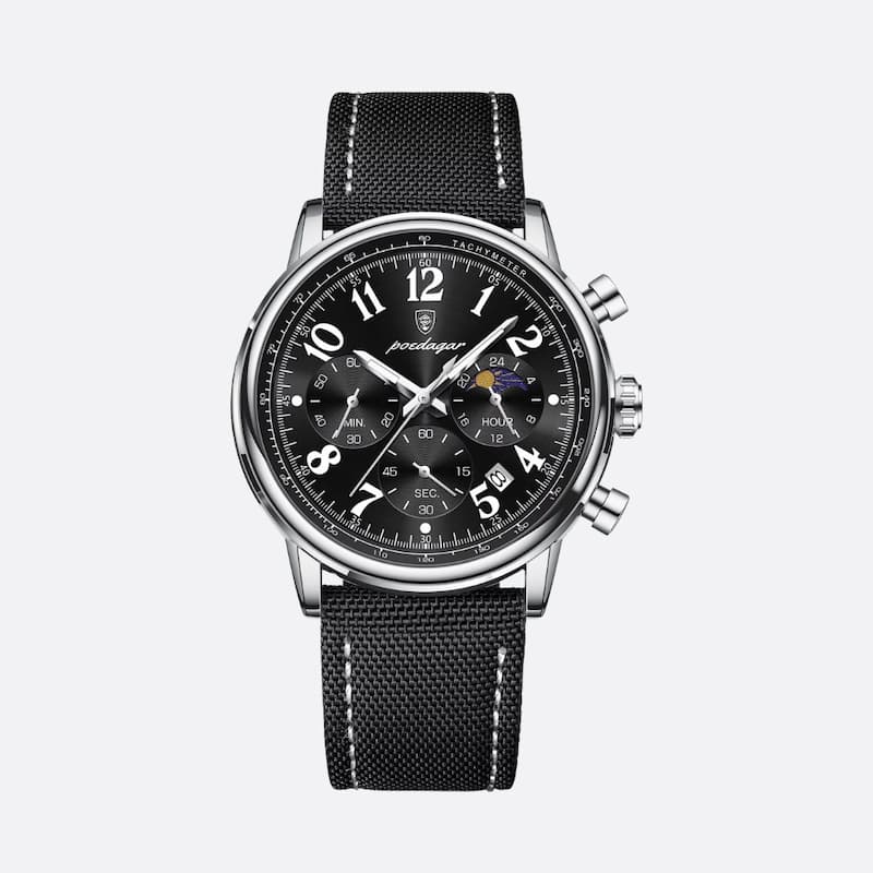 Montre militaire chronographe homme avec bracelet nylon
