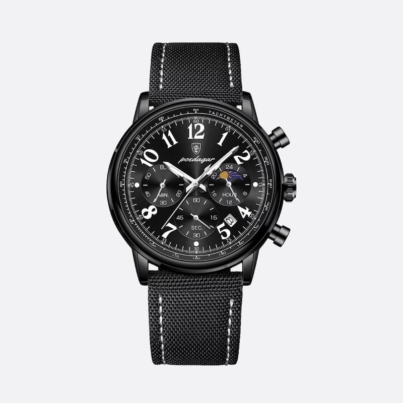 Montre militaire chronographe homme avec bracelet nylon