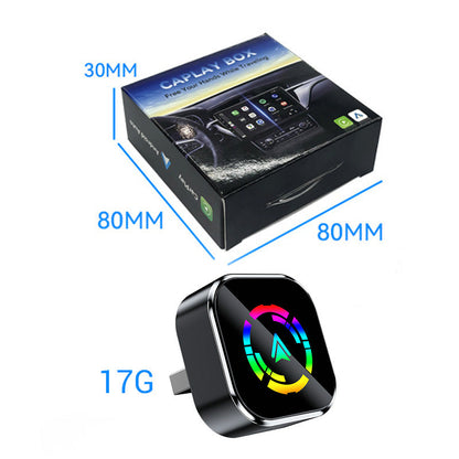 Adaptateur sans fil 2-en-1 pour iPhone et Android Car